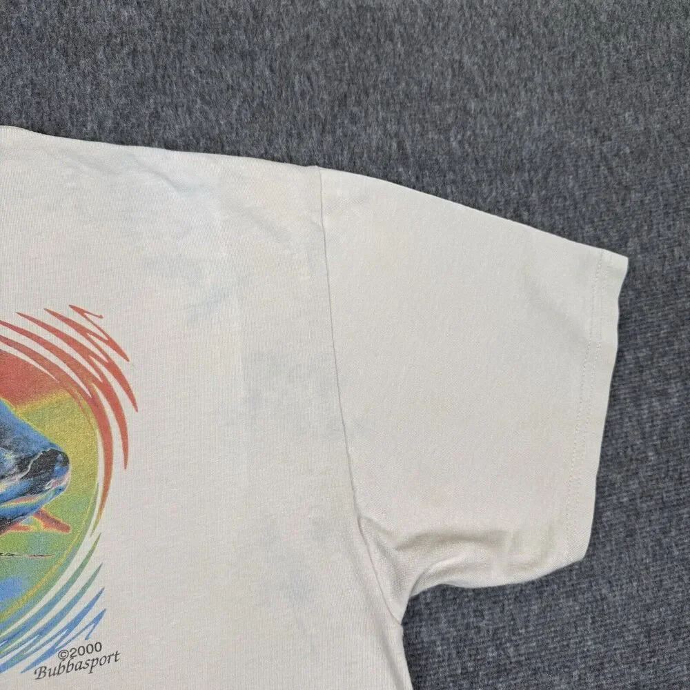 Vintage‎ I’d Eat That! T-Shirt Men’s XL Tan Fishing Outdoors Ocean Lake Nature